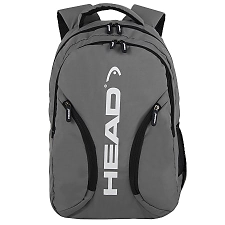 HEAD Borris Backpack With 15” Laptop Pocket, Gray
