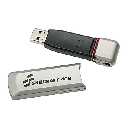 SKILCRAFT® Level 3 USB Flash Drive, 4GB