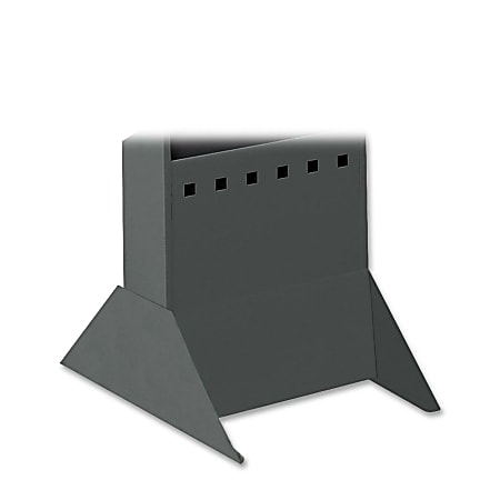 Safco® Magazine Display Base, 10"H x 14"W x 5 1/4"D, Black