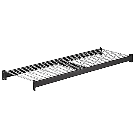 Edsal Welded Storage Rack Additional Shelf, 2 1/2"H x 72"W x 24"D, Black