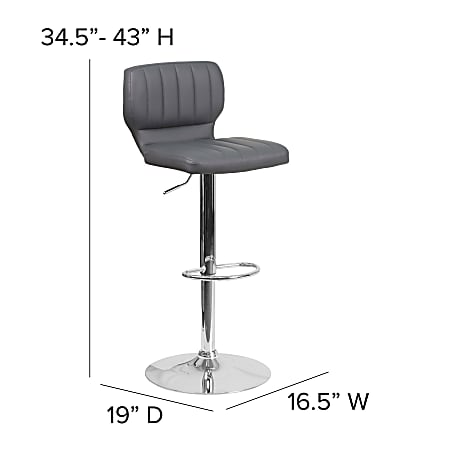 Rinker swivel bar shop & counter stool