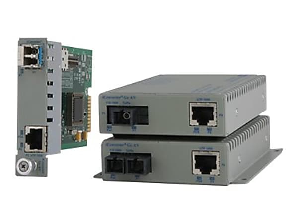 Omnitron iConverter Gx AN Fiber Media Converter, 8506N0DW