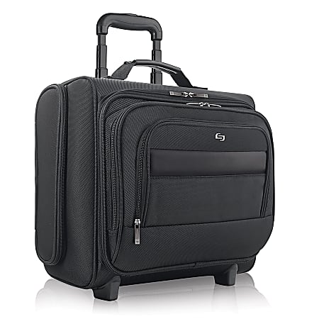 Solo New York Columbus 15.6" Rolling Overnighter Case, Black