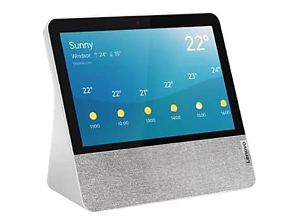 Lenovo Smart Display - Smart display - LCD 7" - wireless - Wi-Fi, Bluetooth - 10 Watt - blizzard white