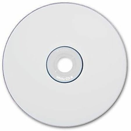 Verbatim 52X CD R Discs With Blank White Surface 700MB80