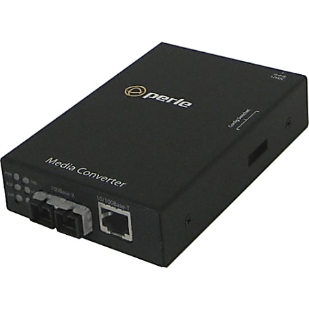 Perle S-110-M2SC2-XT - Fiber media converter - 100Mb