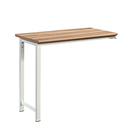 Sauder® Bergen Circle 36"W Desk Return, Kiln Acacia/White