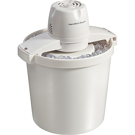 Hamilton Beach 4 Quart Ice Cream Maker - 1 gal - White