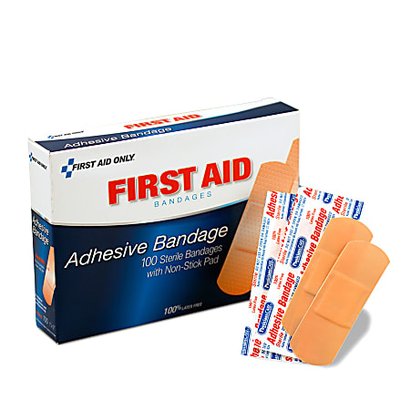PhysiciansCare First Aid Plastic Bandages, 1" x 3",
