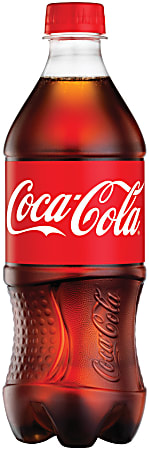 Coke Classic Soda Pop 20oz Bottles, 12 Units