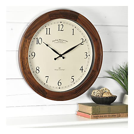 FirsTime & Co.® Garrison Wall Clock, Walnut