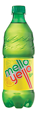 Mellows Mello Yello Soda Bottle, 20 Oz.