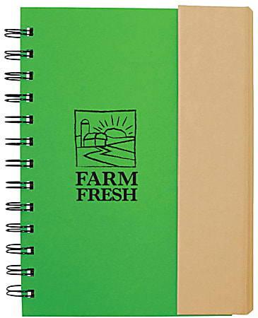 Custom Magnetic Journalbook, 70% Recycled, Assorted Colors