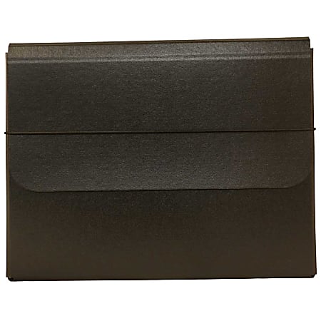 JAM Paper® Portfolio Carrying Case With Elastic Band, Black