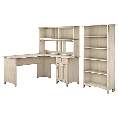 Salinas computer store desk with hutch