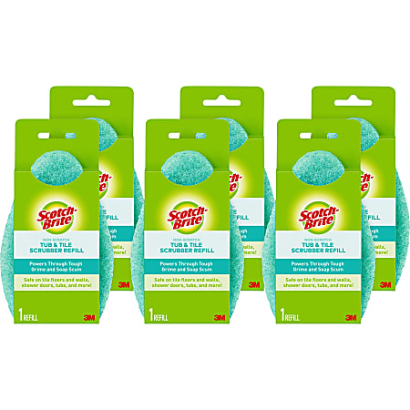 Scotch Brite Bath Scrubber Refill 1 Each - Office Depot