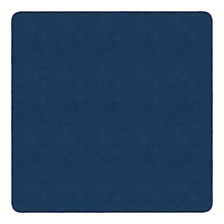 Flagship Carpets Americolors Area Rug, Square, 6' x 6', Royal Blue