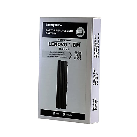 Battery-Biz Replacement Battery For Select Lenovo®/IBM ThinkPad® Laptop Computers, 10.8 Volts, 5200 mAh, B-LBLN23