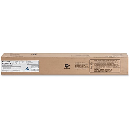 Sharp MX-60NTCA - Cyan - original - toner cartridge - for Sharp MX-2630, 3050, 3070, 3550, 3570, 4050, 4070, 5050, 5070, 6050, 6070