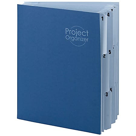 Office Depot Brand 4 Pocket Binder Folder 8 12 x 11 65 Sheet Capacity Navy  - Office Depot