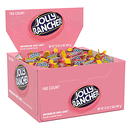 Jolly Rancher Twist Hard Candies, Watermelon, Box Of 160