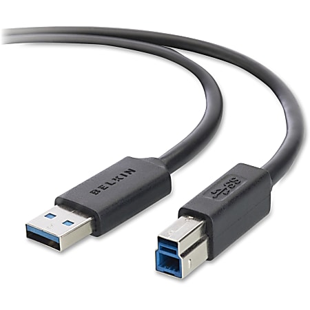 Belkin SuperSpeed USB 3.0 Cable - 10 ft USB Data Transfer Cable  - F3U159B10