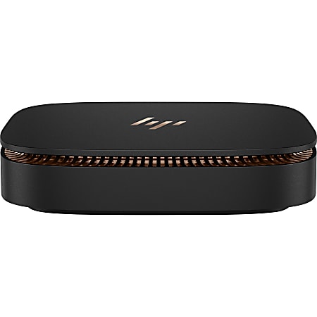 HP Elite Slice G1 Desktop Computer - Intel Core i7 (6th Gen) i7-6700T 2.80 GHz - 8 GB DDR4 SDRAM - 256 GB SSD - Windows 10 Pro 64-bit (English) - Ultra Small - Metallic Copper, Sparkle Black
