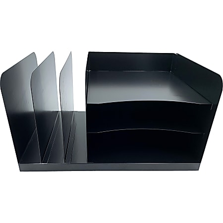 Huron Combo Slots Desk Organizer - 6 Compartment(s) - Horizontal/Vertical - 8 Huron Combo Slots Desk Organizer - 6 Compartment(s) - Horizontal/Vertical - 8