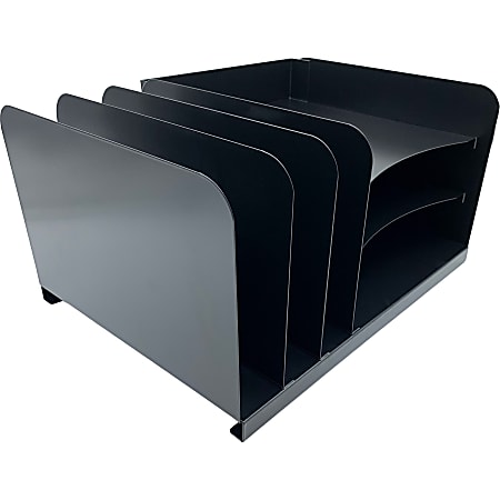 Huron Combo Slots Desk Organizer - 6 Compartment(s) - Horizontal/Vertical - 8 Huron Combo Slots Desk Organizer - 6 Compartment(s) - Horizontal/Vertical - 8