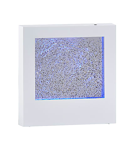 Adesso® Simplee Glitter Light Box, 9"H, White