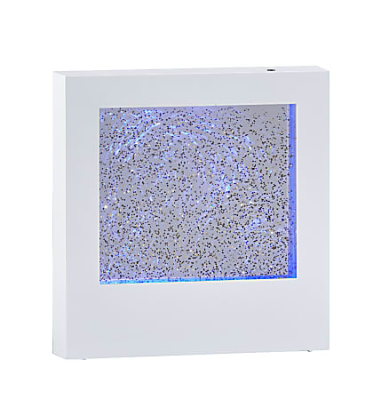 Adesso® Simplee Glitter Light Box, 9"H, White