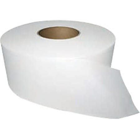 Jumbo Roll Bath Tissue, Septic Safe, 2 Ply, White, 3.4" x 1000 ft, 12 Rolls/Carton
