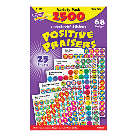 TREND Praise Stickers, Pack Of 2,500