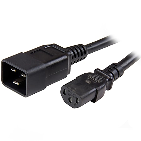 StarTech.com 6 ft Heavy Duty 14 AWG Computer Power Cord - C13 to C20