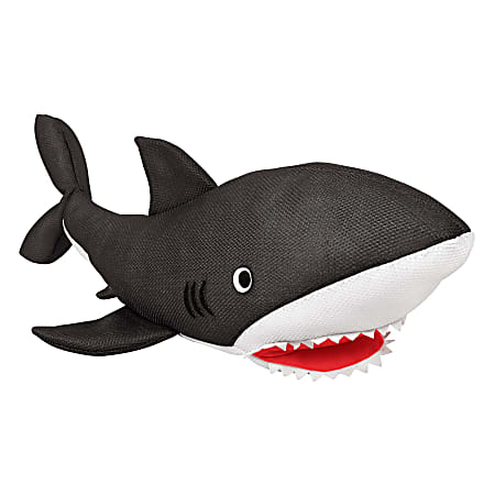 Amscan Floating Shark Pool Toy, 9"H x 16"W x 33"D, Black