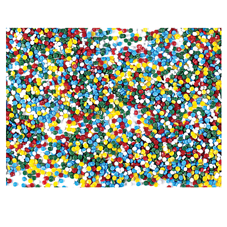 Children's Factory Kidfetti Polypropylene Plastic Pellets, 10 Lb, Multicolor