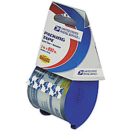 United States Postal Service® Handy Bandit™ Premium Packaging Tape, 1" Core, 2" x 55 Yd., Pack Of 3