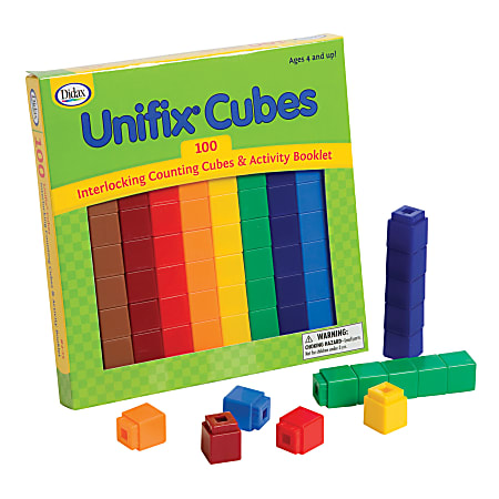 Didax Unifix® Cube Set, Multicolor, Pack Of 100