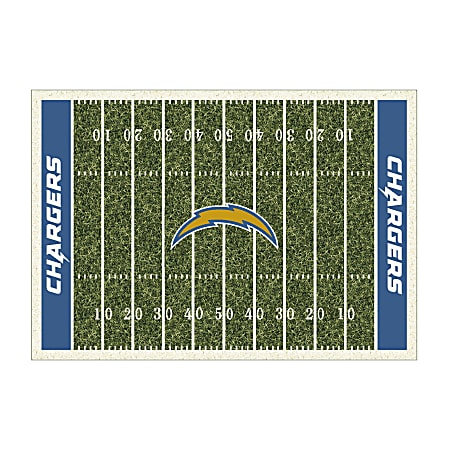 Imperial NFL Homefield Rug, 4' x 6', Los Angeles Chargers