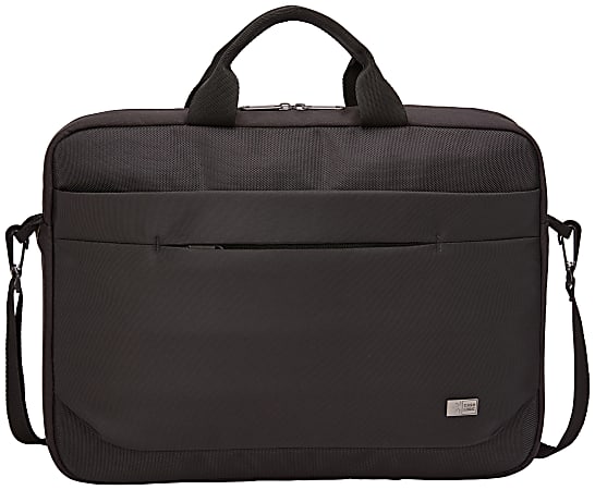 Case Logic NOTIA-116 Carrying Case (Briefcase) for 15.6" Notebook - Black - Nylon Body - Shoulder Strap, Handle - 12.6" Height x 3.2" Width x 16.5" Depth - 1 Carton