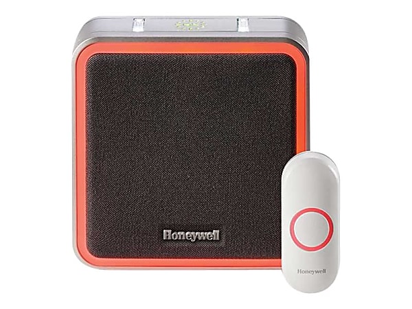 Honeywell 9 Series Wireless Portable Doorbell With Halo Light And Push Button, RDWL917AX2000E