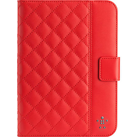 Belkin Carrying Case (Cover) Apple iPad mini Tablet - Ruby - Thermoplastic Polyurethane (TPU) Body - Quilted