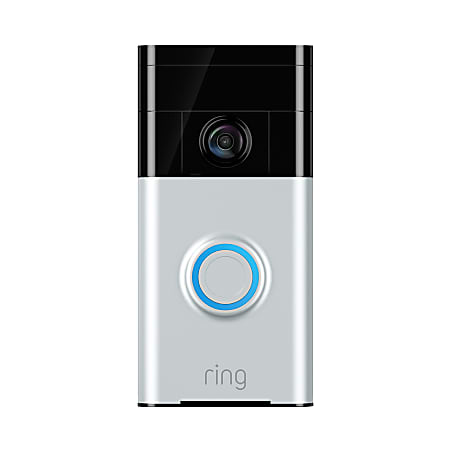 Ring Video Doorbell, Satin Nickel