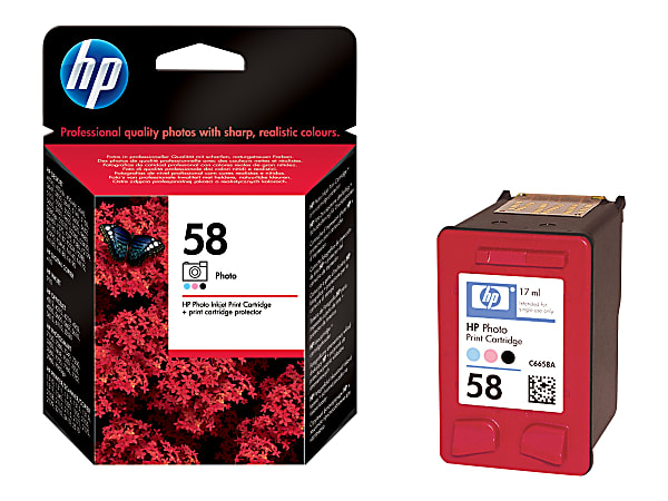 HP 58 Photo Ink Cartridge, C6658AN
