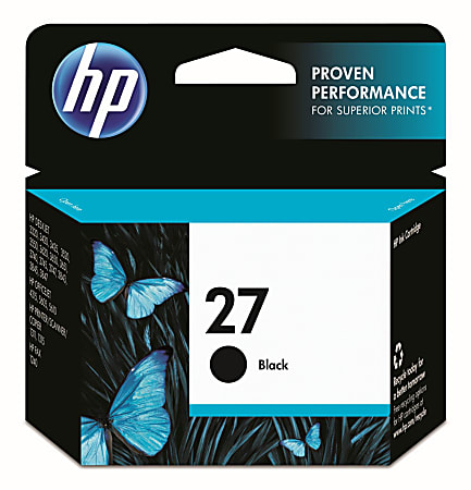 HP 27 Black Ink Cartridge C8727AN Office Depot