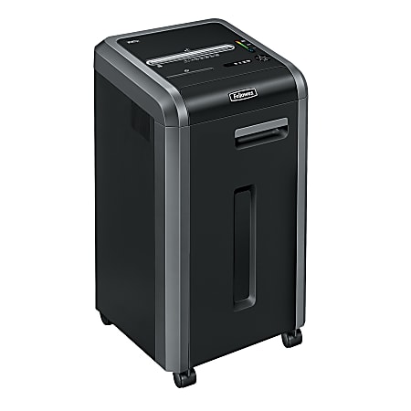 Fellowes® Powershred® 225i 100% Jam Proof 20-Sheet Continuous duty Strip-Cut Shredder