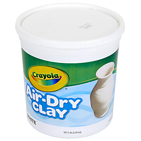 Crayola Air Dry Clay 5 Lb White Pack of 2 Tubs - Office Depot