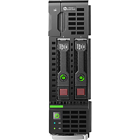 HP ProLiant BL460c G9 Blade Server - 2 x Intel Xeon E5-2680 v3 Dodeca-core (12 Core) 2.50 GHz - 128 GB Installed DDR4 SDRAM - 12Gb/s SAS, Serial ATA/600 Controller - 0, 1, 10 RAID Levels