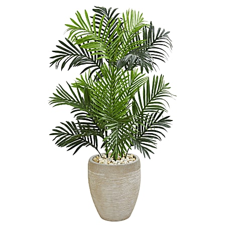 Nearly Natural Paradise Palm 42”H Artificial Tree With Planter, 42”H x 25”W x 23”D, Green