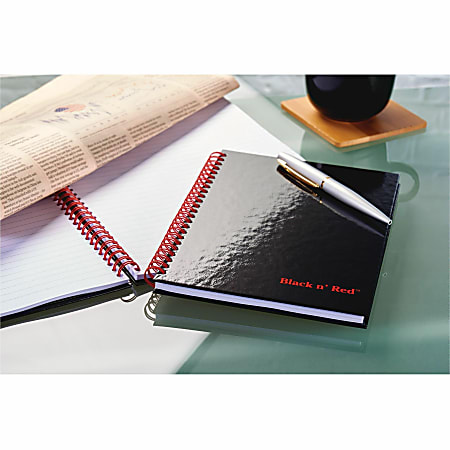 Black n Red Business Notebook 8 12 x 11 1 Subject Legal